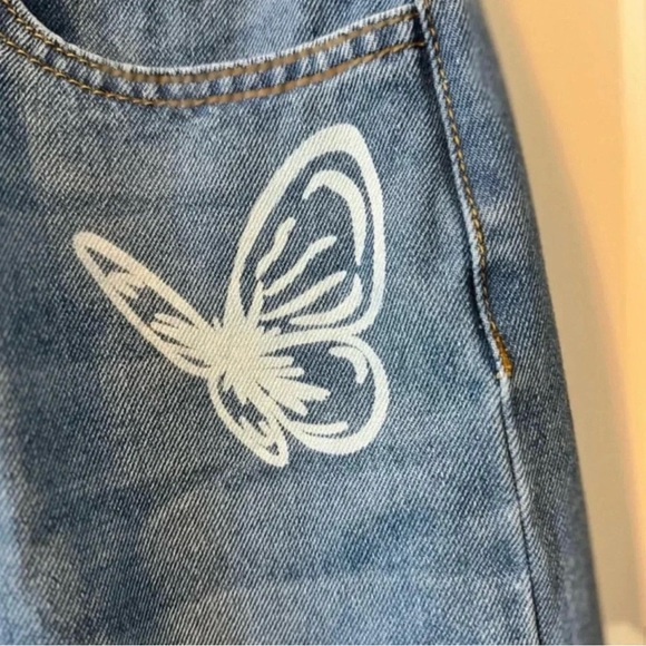 Skinny Fries Super High Rise Wide
Leg Jeans Size 0 - Picture 6 of 11